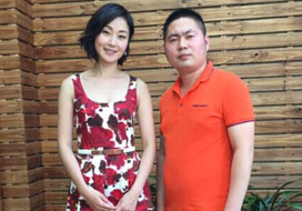 广州天顺与明星合影