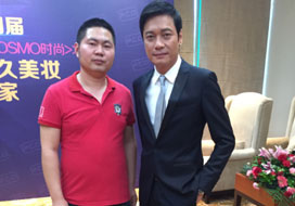 广州天顺与明星合影